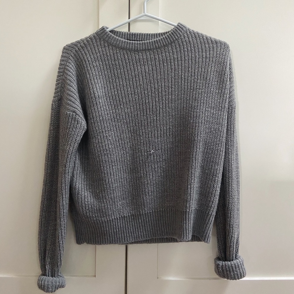 Grey cozy sweater! Small